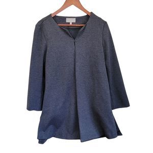 Joan Vass Long Jacket Gray Womens Medium Outlander